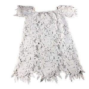 Muche&Muchette Crochet Boho Swim Cover Eyelet Mini Dress Boho Chic
